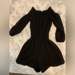 Maje off the shoulder romper size 36. Great condition TTS for a 2
